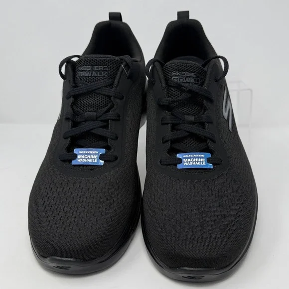 Skechers Go Walk Arch Fit Mens Black Machine Washable Sneakers Size 11.5 - Picture 2 of 8